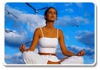 meditation peaceful woman